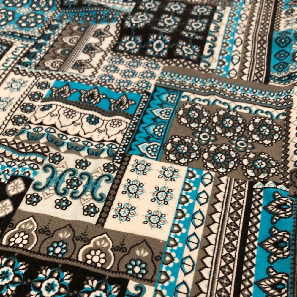 Bobbie Brooks Geometric Dress in Blue and Black - Picture 4 of 7